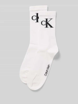 Skarpety z nadrukiem z logo w zestawie 2 szt. Calvin Klein Jeans