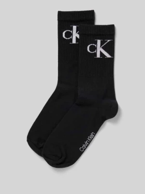 Skarpety z nadrukiem z logo w zestawie 2 szt. Calvin Klein Jeans