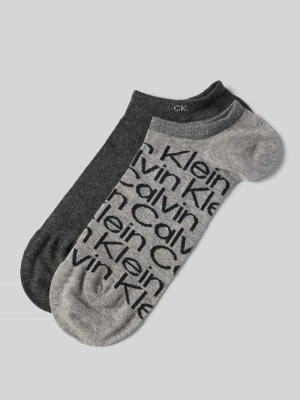 Skarpety z nadrukiem z logo w zestawie 2 szt. CK Calvin Klein
