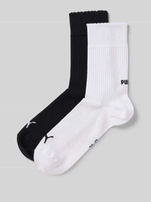 Skarpety z nadrukiem z logo w zestawie 2 szt. Puma