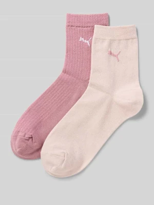 Skarpety z nadrukiem z logo w zestawie 2 szt. Puma