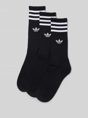 Skarpety z nadrukiem z logo w zestawie 3 szt. adidas Originals