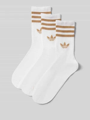 Skarpety z nadrukiem z logo w zestawie 3 szt. adidas Originals