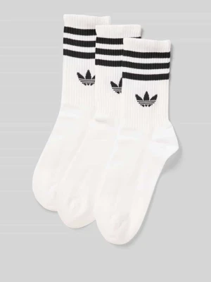 Skarpety z nadrukiem z logo w zestawie 3 szt. adidas Originals