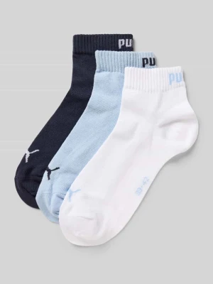 Skarpety z nadrukiem z logo w zestawie 3 szt. Puma