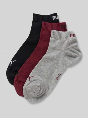 Skarpety z nadrukiem z logo w zestawie 3 szt. Puma