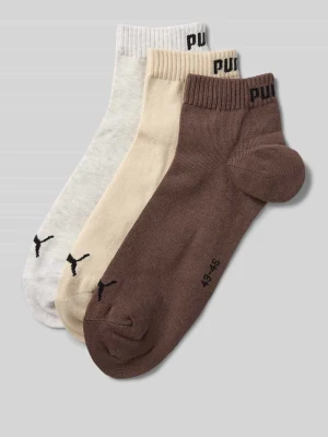 Skarpety z nadrukiem z logo w zestawie 3 szt. Puma