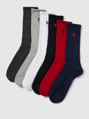 Skarpety z nadrukiem z logo w zestawie 6 szt. Polo Ralph Lauren Underwear