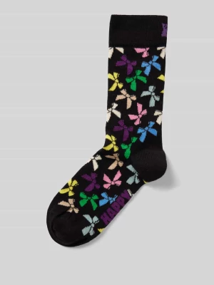 Skarpety z nadrukiem z motywem model ‘Bow’ Happy Socks