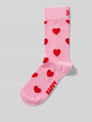 Skarpety z nadrukiem z motywem model ‘Heart’ Happy Socks