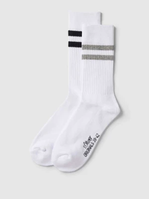 Skarpety z paskami w kontrastowym kolorze w zestawie 2 szt. s.Oliver RED LABEL