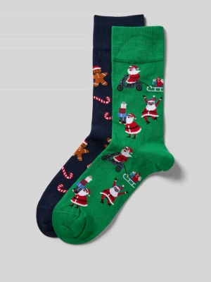 Skarpety z prążkowanym wykończeniem Christian Berg Men