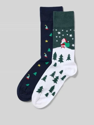 Skarpety z prążkowanym wykończeniem Christian Berg Men