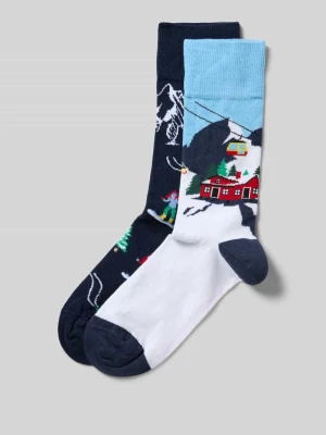 Skarpety z prążkowanym wykończeniem Christian Berg Men