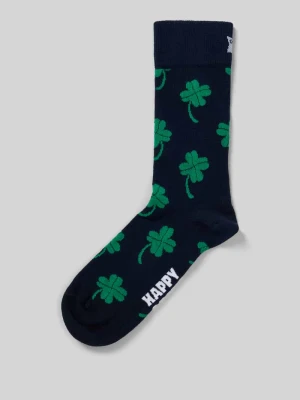 Skarpety z prążkowanym wykończeniem Happy Socks