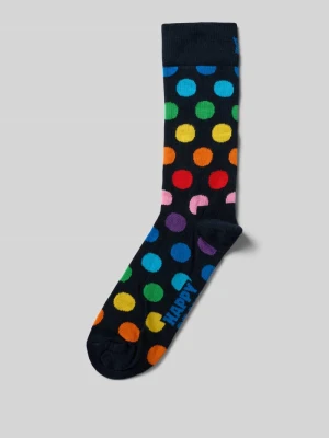 Skarpety z prążkowanym wykończeniem Happy Socks