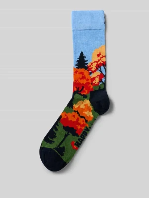 Skarpety z prążkowanym wykończeniem Happy Socks