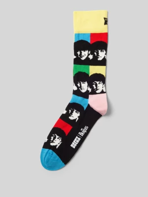 Skarpety z wyhaftowanym logo model ‘Beatles’ Happy Socks