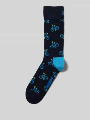 Skarpety z wyhaftowanym logo model ‘Bike’ Happy Socks