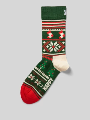 Skarpety z wyhaftowanym logo model ‘Christmas Sweater’ Happy Socks