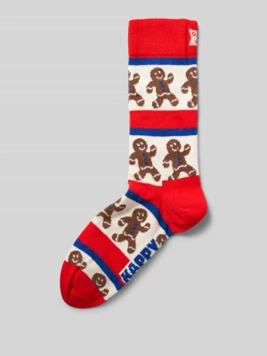 Skarpety z wyhaftowanym logo model ‘Gingerbread’ Happy Socks