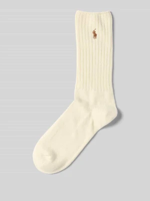Skarpety z wyhaftowanym logo Polo Ralph Lauren Underwear