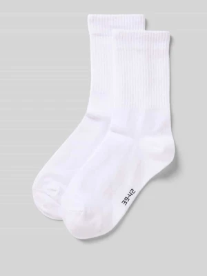 Skarpety z wyhaftowanym logo w zestaw 2 szt. Snocks