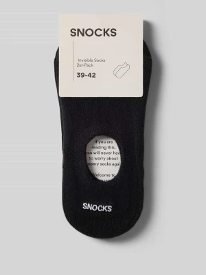 Skarpety z wyhaftowanym logo w zestawie 2 szt. Snocks