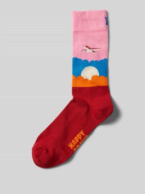 Skarpety z wyhaftowanym motywem model ‘Airplane’ Happy Socks