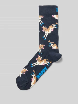 Skarpety z wyhaftowanym motywem model ‘Cow’ Happy Socks