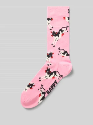 Skarpety z wyhaftowanym motywem model ‘Cow’ Happy Socks