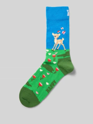 Skarpety z wyhaftowanym motywem model ‘Deer’ Happy Socks
