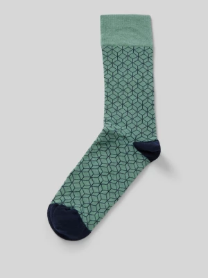 Skarpety z wyhaftowanym motywem model ‘Dove Green Dice’ DillySocks