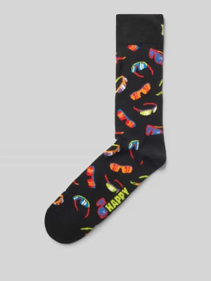 Skarpety z wyhaftowanym motywem model ‘GLASSES’ Happy Socks