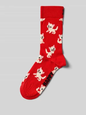 Skarpety z wyhaftowanym motywem model ‘Kitten’ Happy Socks
