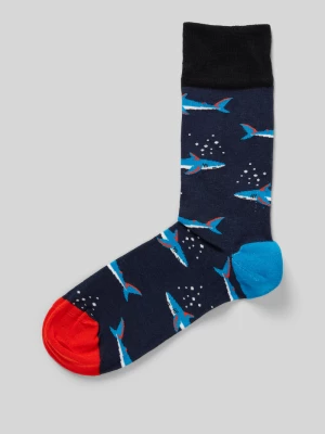 Skarpety z wyhaftowanym motywem model ‘Mamma Shark’ DillySocks