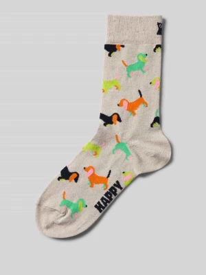 Skarpety z wyhaftowanym motywem model ‘Puppy Love’ Happy Socks