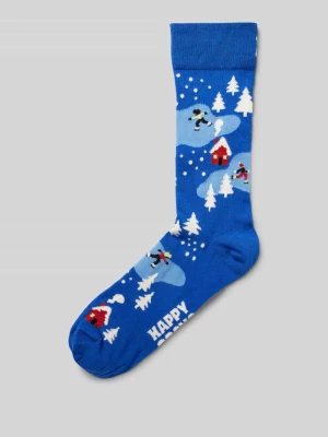 Skarpety z wyhaftowanym motywem model ‘Winter Night’ Happy Socks