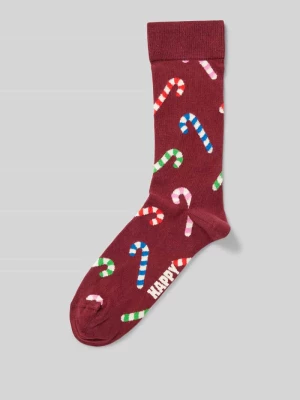 Skarpety z wyhaftowanymi motywami model ‘Candy Cane’ Happy Socks