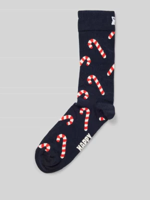 Skarpety z wyhaftowanymi motywami model ‘SMU CANDY CANE’ Happy Socks