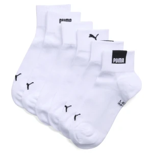 Skarpety za kostkę PUMA Unisex, 3 pary, Odzież, Biały,