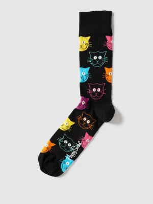 Skarpety ze wzorem na całej powierzchni model ‘Cat’ Happy Socks