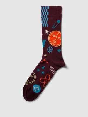 Skarpety ze wzorem na całej powierzchni model ‘Gemini’ Happy Socks