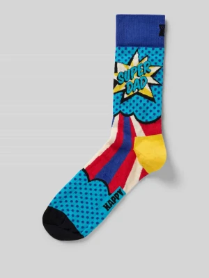 Skarpety ze wzorem na całej powierzchni model ‘Super Dad’ Happy Socks