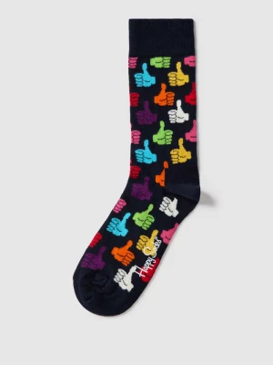 Skarpety ze wzorem na całej powierzchni model ‘THUMBS’ Happy Socks
