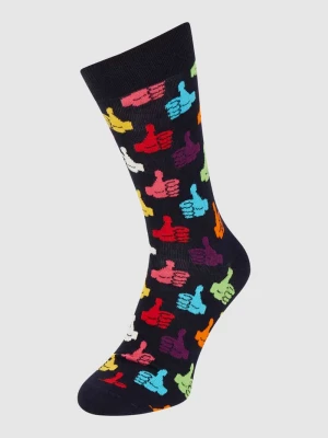 Skarpety ze wzorem na całej powierzchni model ‘Thumbs Up’ Happy Socks