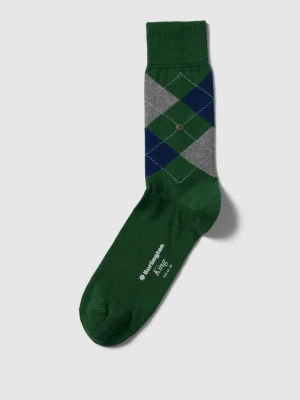 Skarpety ze wzorem w kratę model ‘KING’ Burlington
