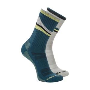 Skechers 2 Pack mężczyźni's Crew Trail skarpety - Teal