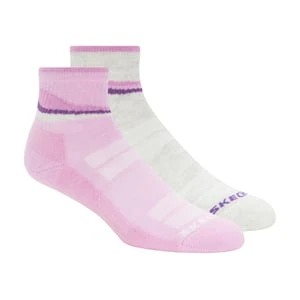 Skechers 2 Pack Womężczyźni's Trail Quarter skarpety - Lawendowy