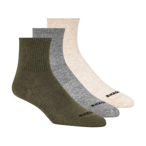 Skechers 3 Pack Boys' Crew Cotton skarpety - Zielony